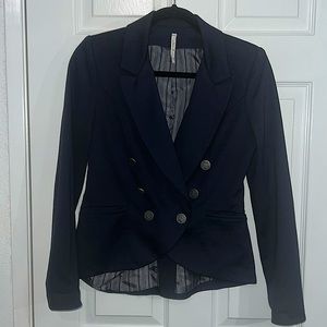 Navy blue blazer